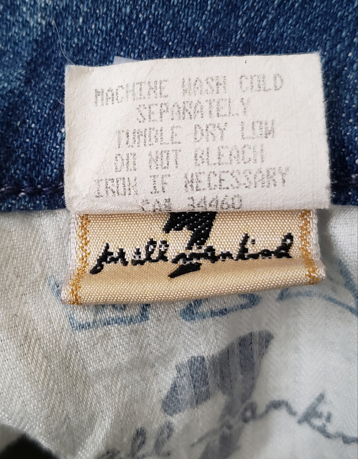 VTG 7 For All Mankind Jeans W Sz 29 L35 Low Rise Flare A Pocket Tag 90s USA Made