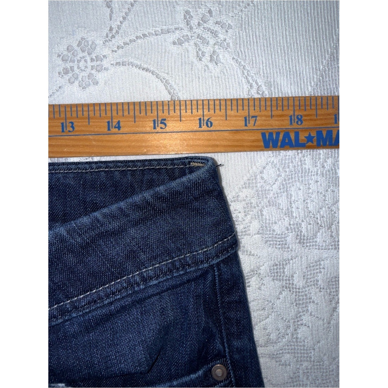 Old Navy The Flirt Bootcut Jeans Size 10 Mid-Rise Dark Wash Holiday 2008 Vintage