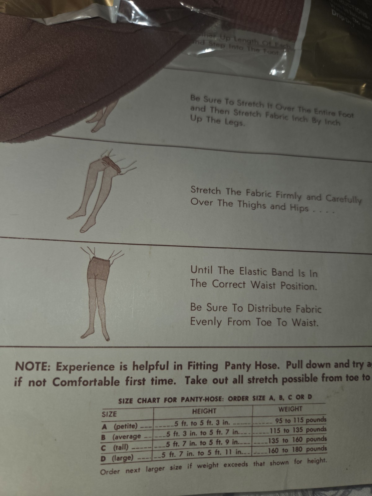 2 VTG Nationals A Stockings Panty hose Nylons Miracle Stretch 14448