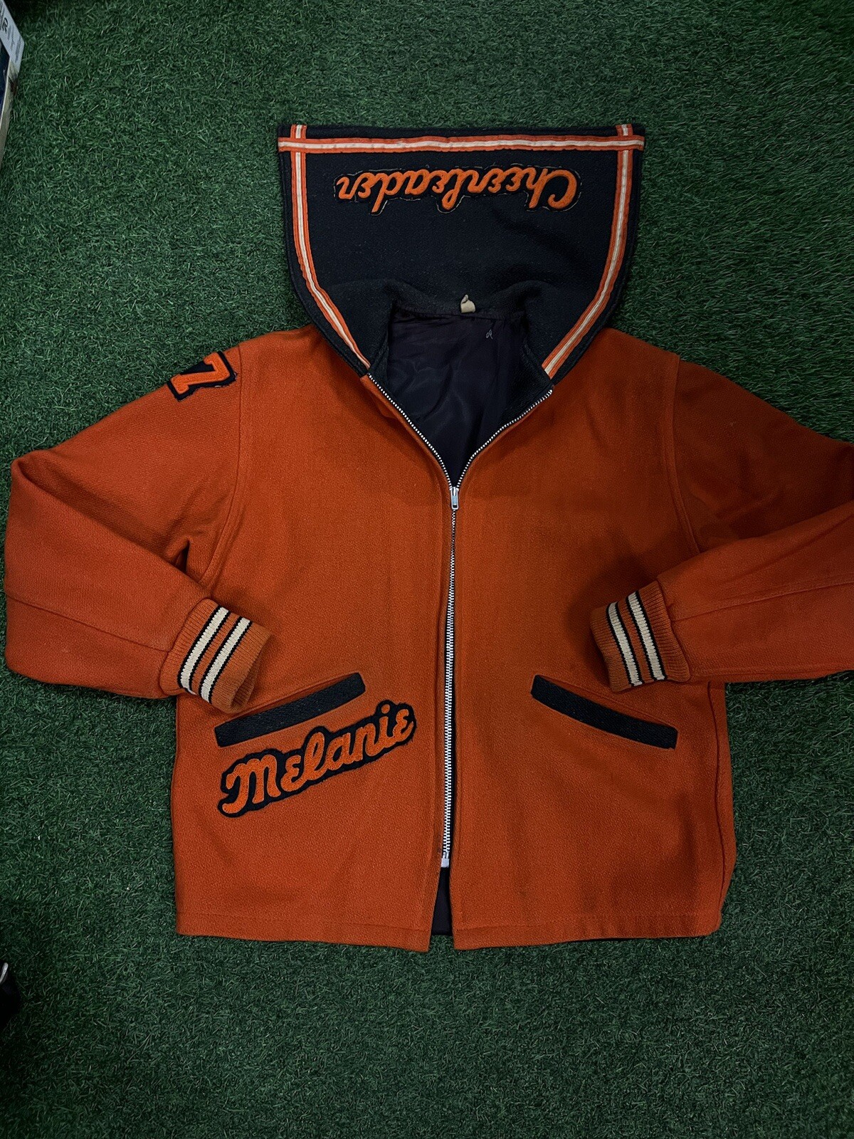 Vintage 60’s womens cheerleader Varsity style letter jacket VERY RARE