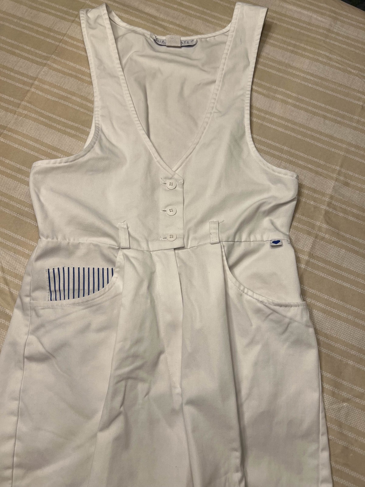 Vintage Nurse Mates Hardly Uniform Jumpsuit Made in USA Women’s Size 10 1960s