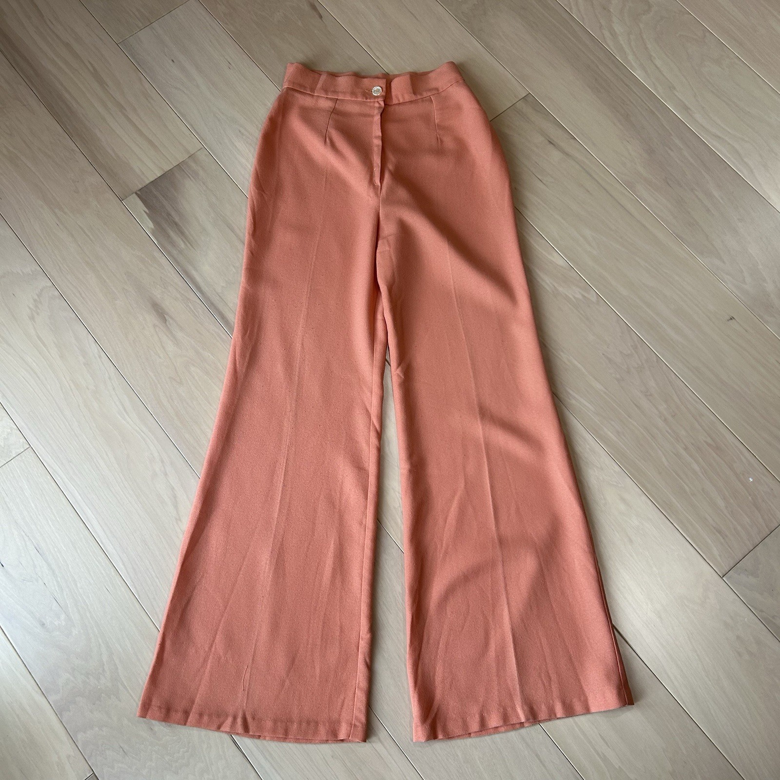 Vintage Oops California Poly Bell Bottom Trousers High Rise Women’s 26×32