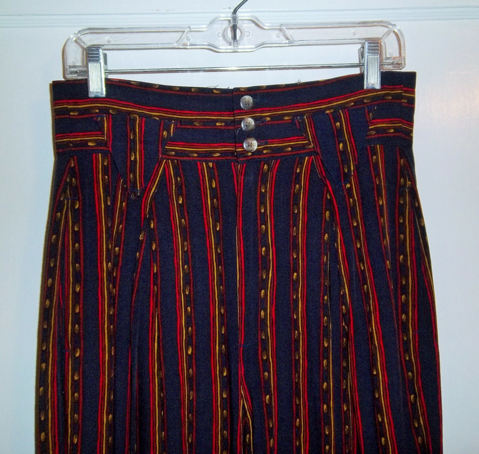 Vintage 80s OUTBACK RED Pants Size 10 31×31 High Waist LIMITED EXPRESS Rayon EUC