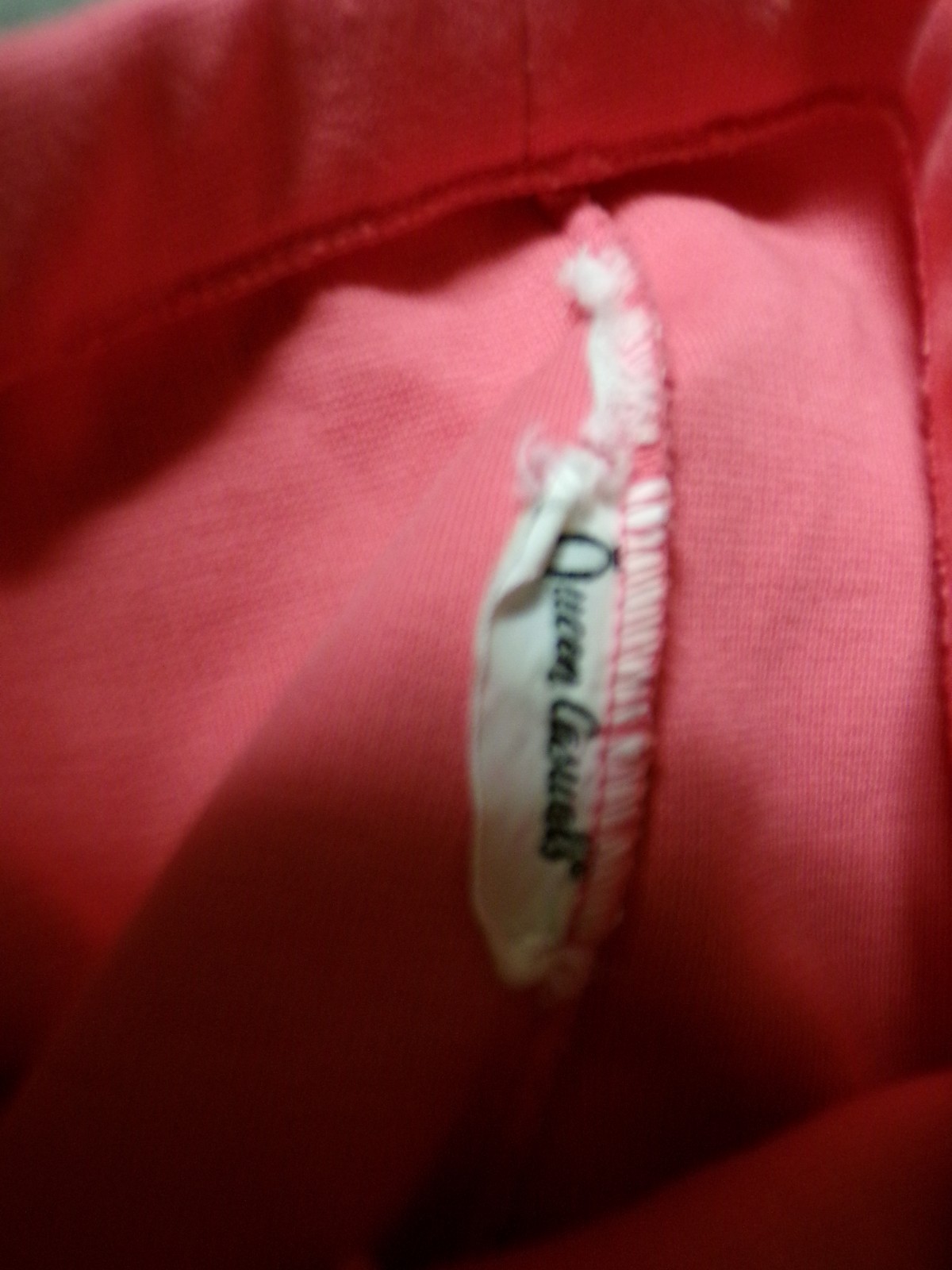 VINTAGE QUEEN CASUALS Pink Poly Cotton Pants Waist 26-30″