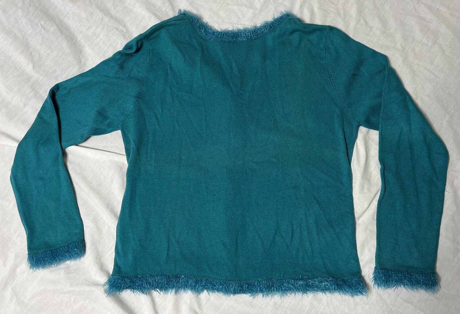 Vintage Carole Little Silk/Nylon/Cashmere Top and Sweater Womens sz L