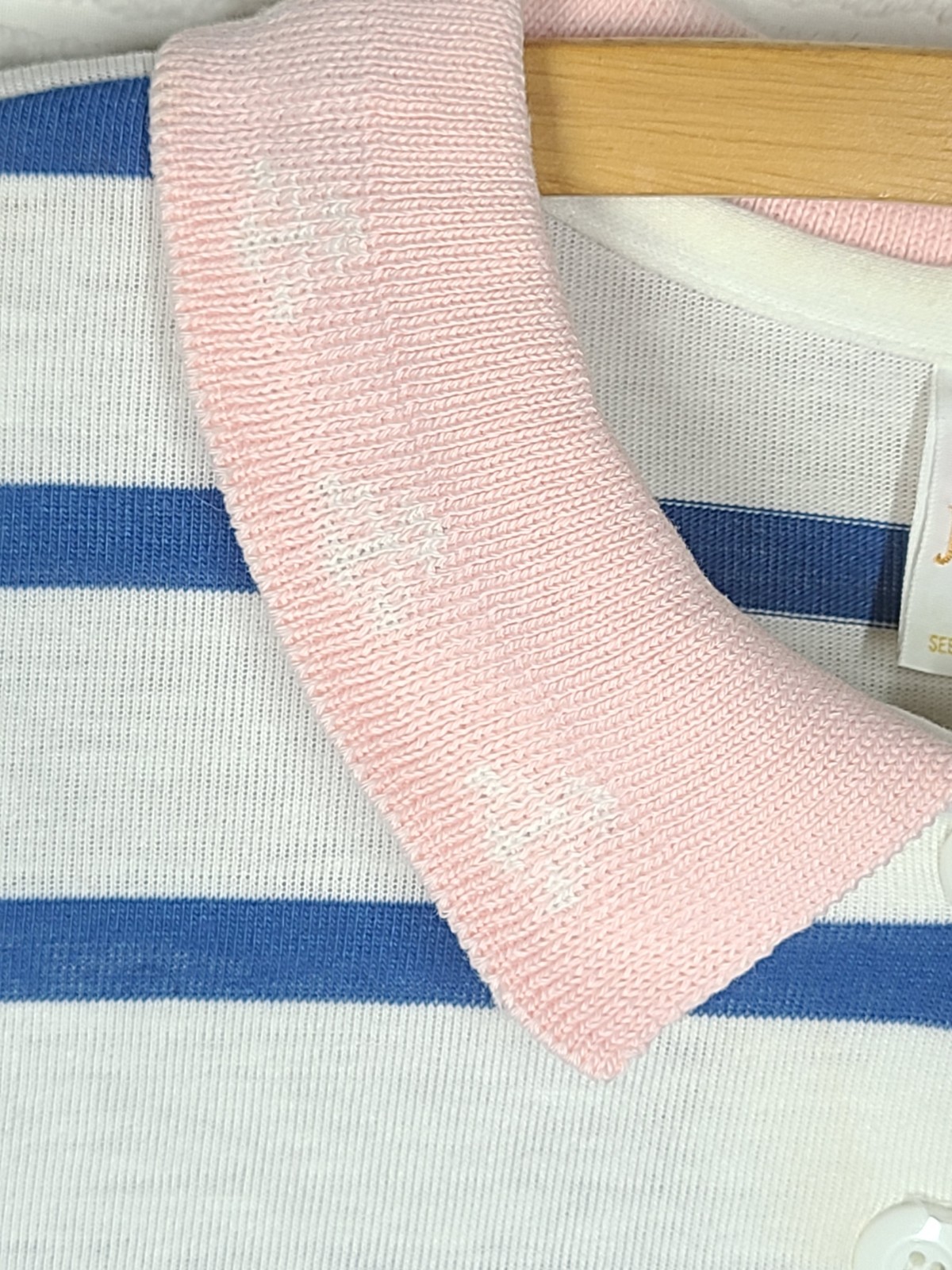 Vintage Womens Polo Shirt 1990s L XL Oversize Pink Stripes Jantzen Tennis Sports