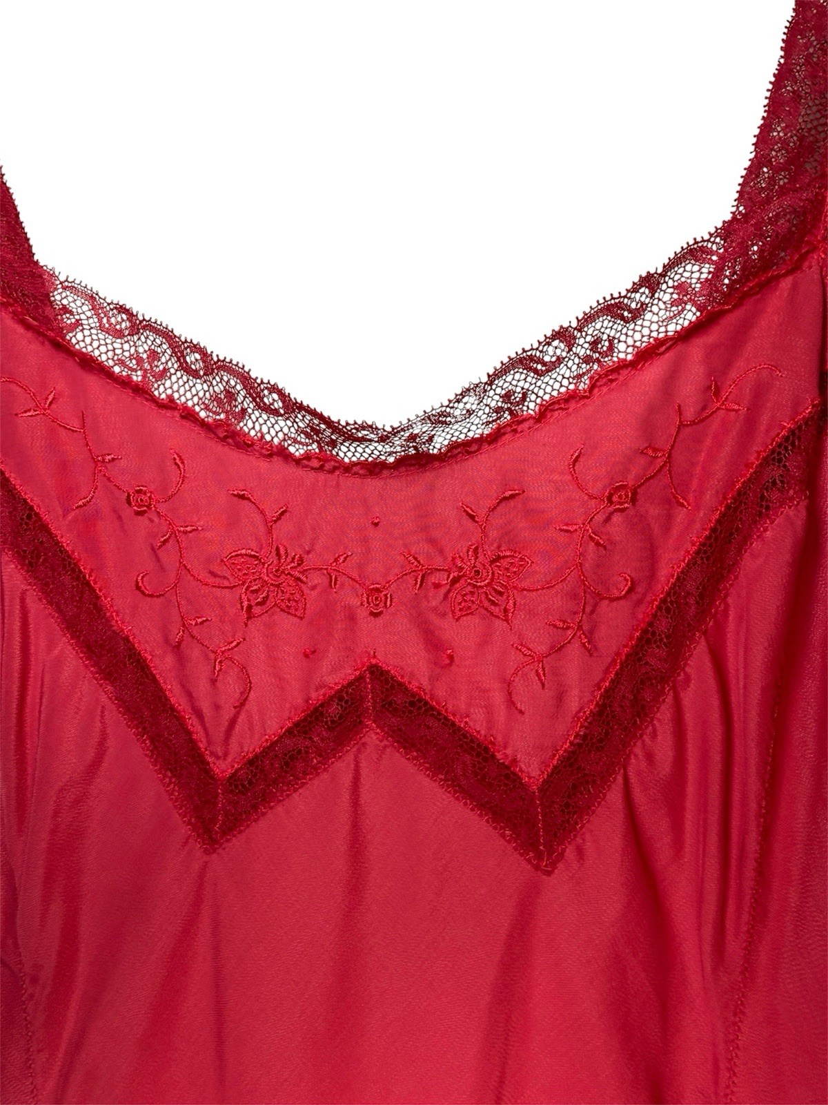 Vintage 1950s BARBIZON Crepe Remarque Hot Pink Full slip dress Lil Beth 14 Miss