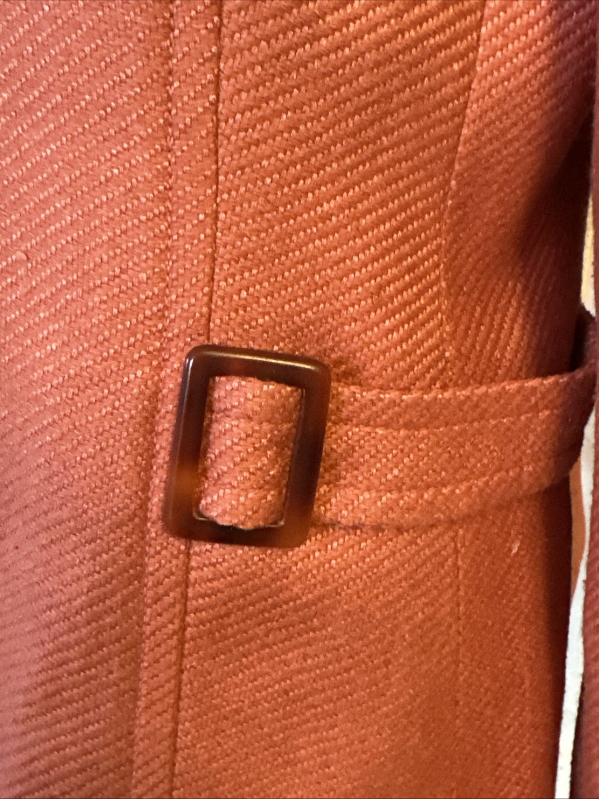 VTG Worth 100%Silk Blazer Jacket Lined Coral Size 14