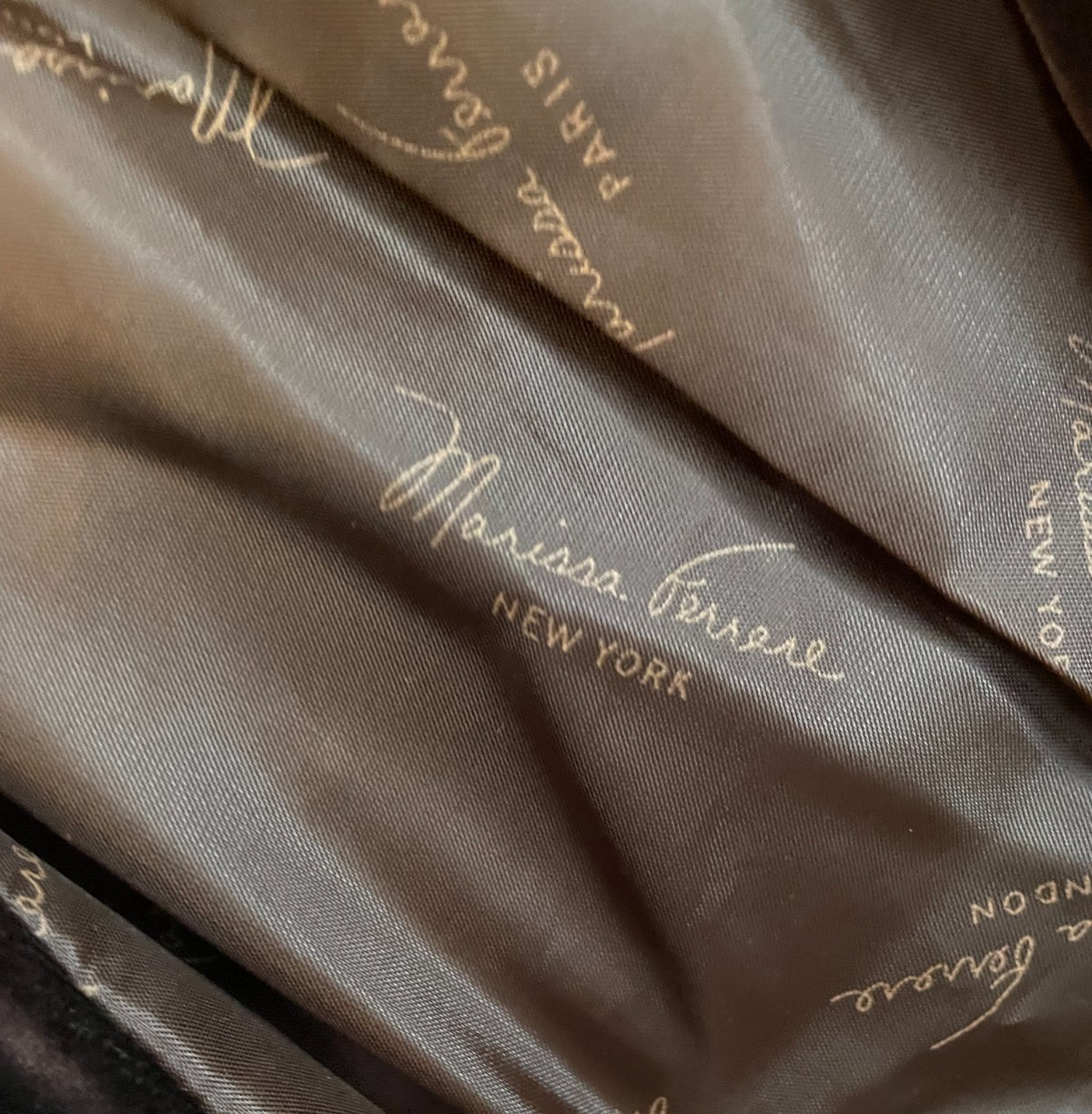 Vintage Marissa Ferrere Brown Velvet Women’s S Blazer with front Pockets