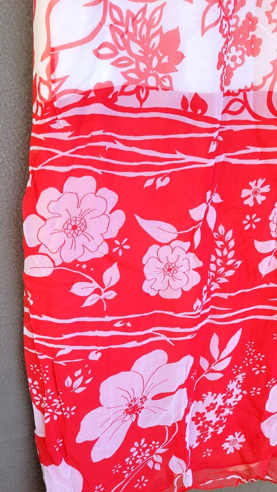 Roger Milot For Fred Perlberg Sleeveless Boho Floral Lined Maxi Dress FABULOUS