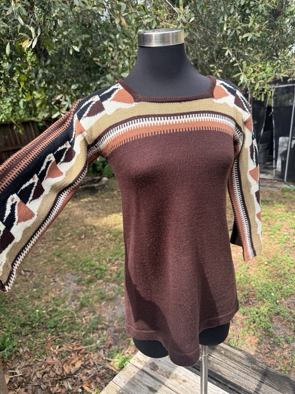 1970s Vintage Organically Grown By Arpeja Sweater