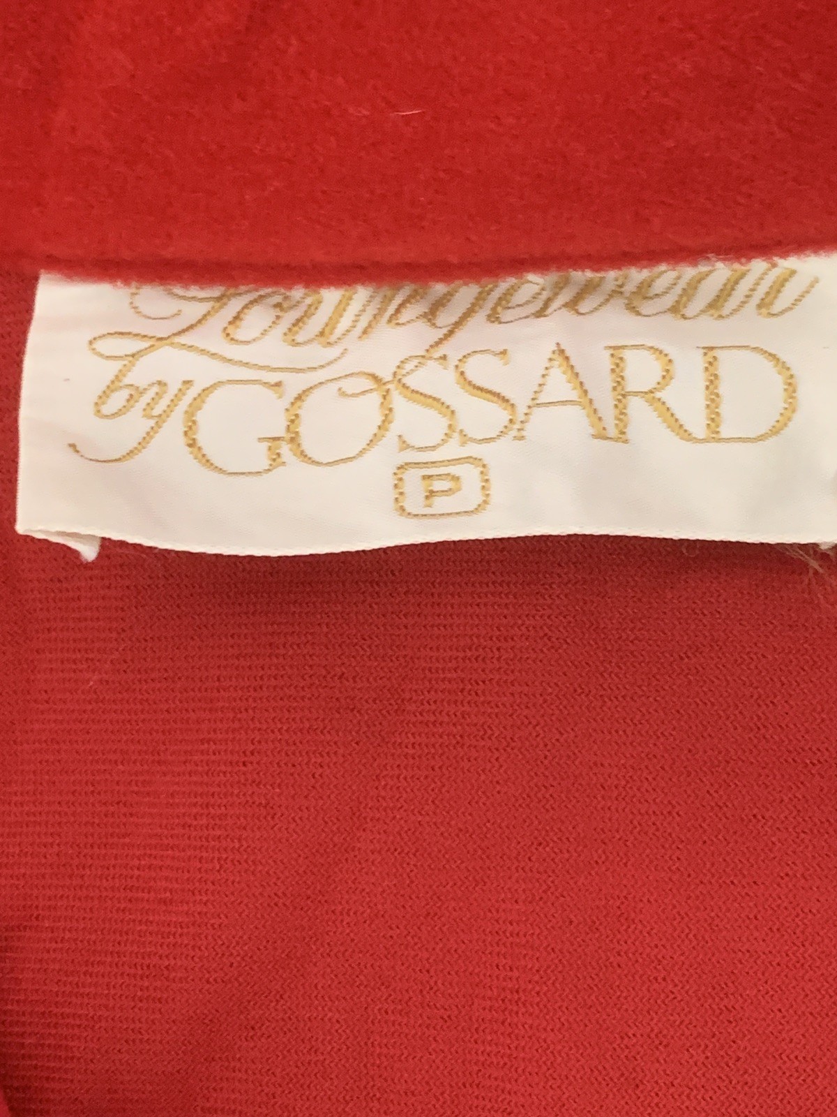 VTG 70s Gossard Red Velvet Maxi Dress Hostess Gown Embroidered Petite S