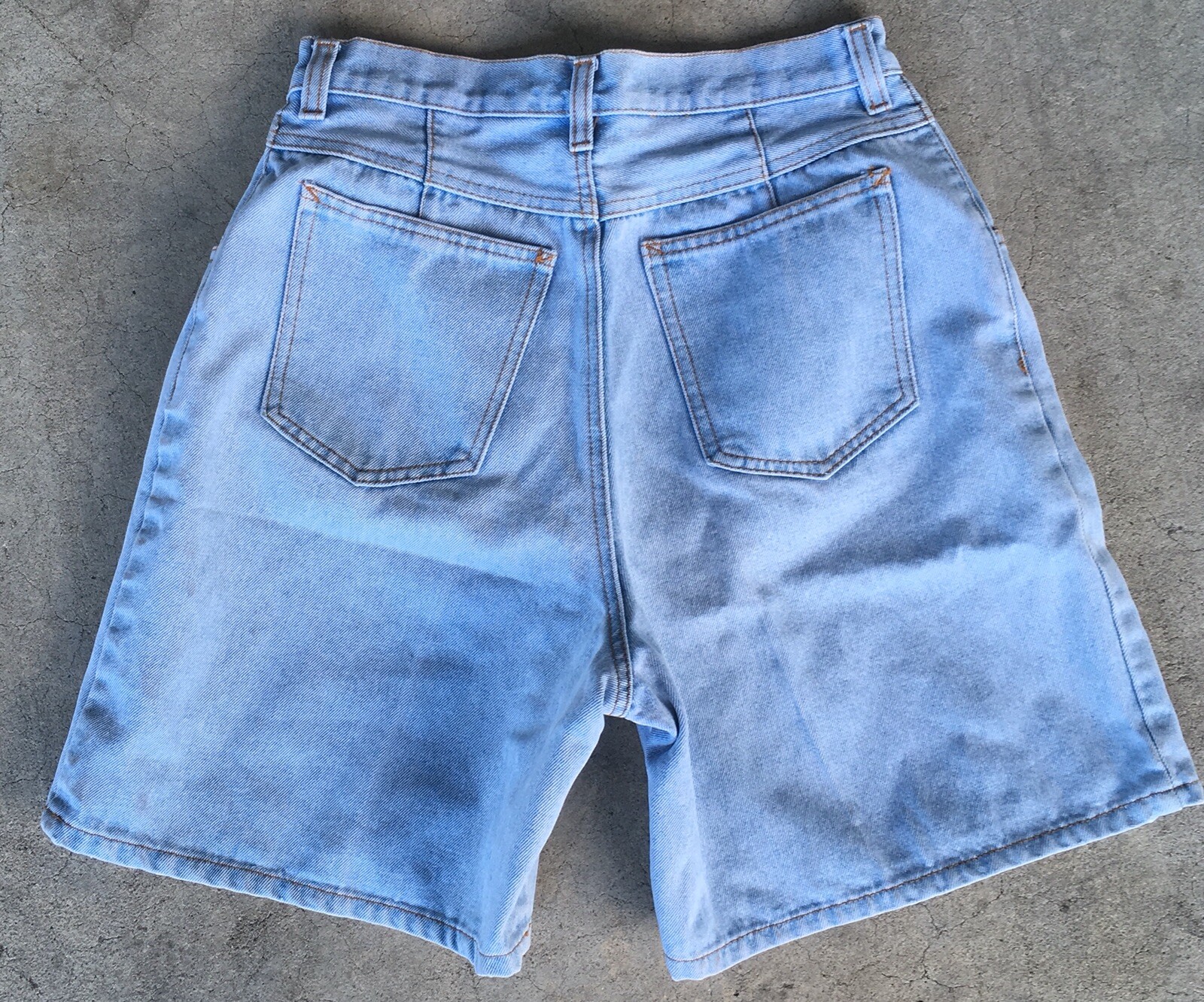 Vintage Rio by Stephen Mardon High Waist Denim Shorts 80s 90s 13 28” Waist Jorts