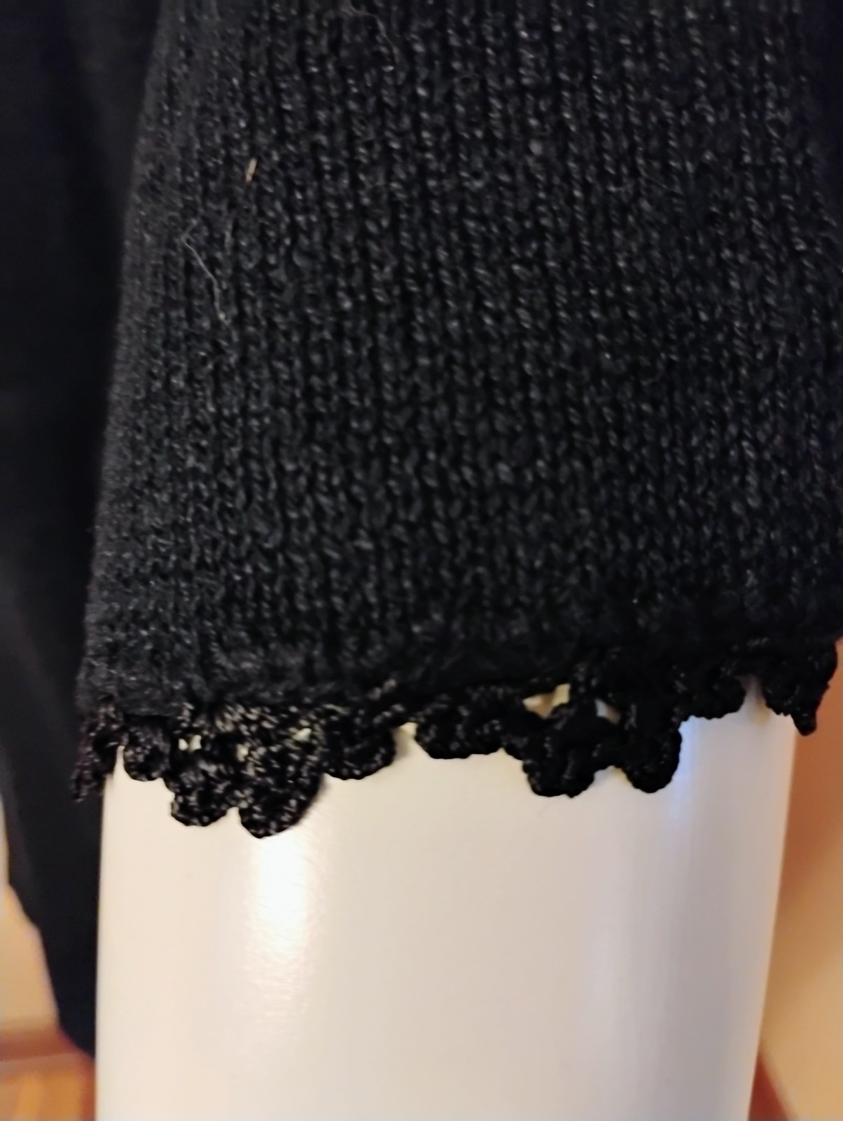 VTG 80’s Coastal Grandma’s „Jenny” Black with Embroidered Flamingo 🦩 & Frog M