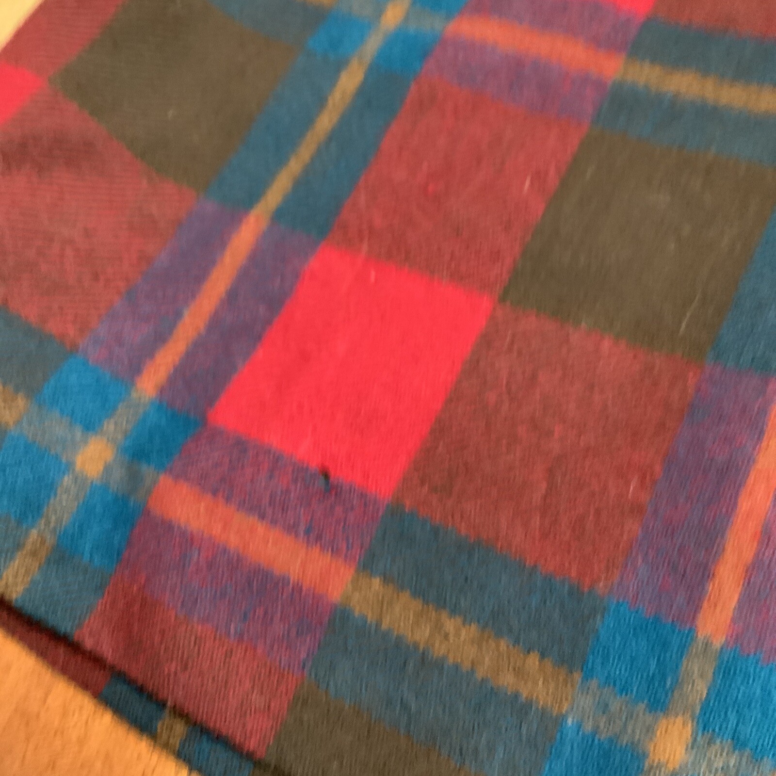 NWT Vintage Pendleton Tartan Virgin Wool Lined Skirt Sz 10 Fringe – MOTH HOLES