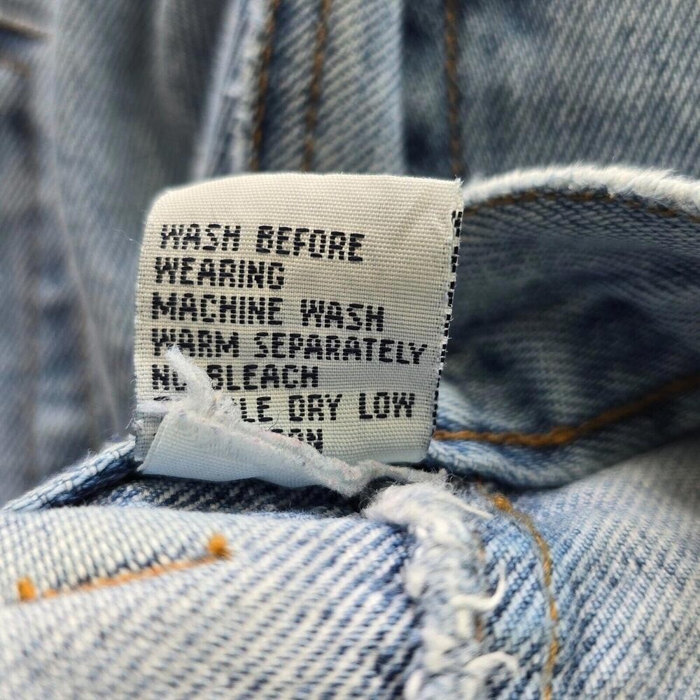 County Seat Nuovo Vintage 90s High Waisted Mom Jeans Light Wash Blue 10S Cotton