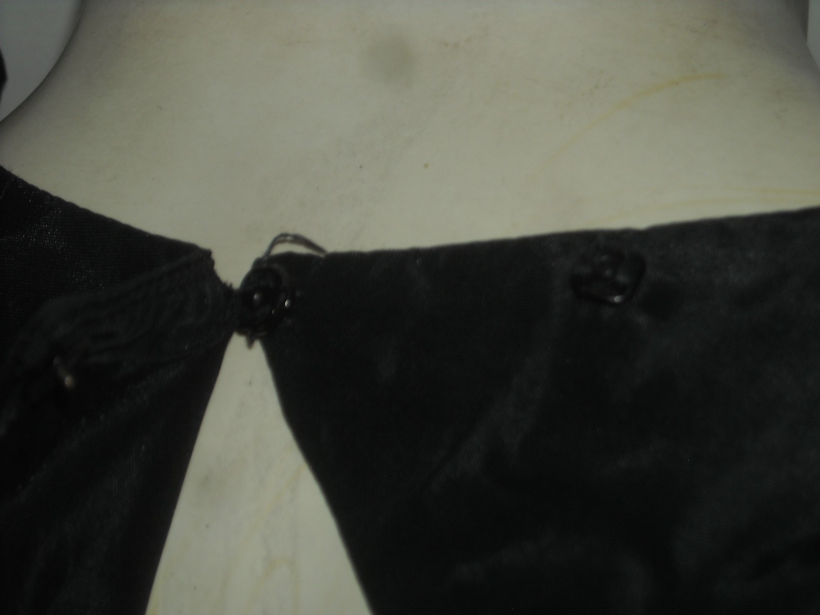VTG 60s 70s Womens S Ball Gown Formal Black Pretty Woman Cocktail Party Dress