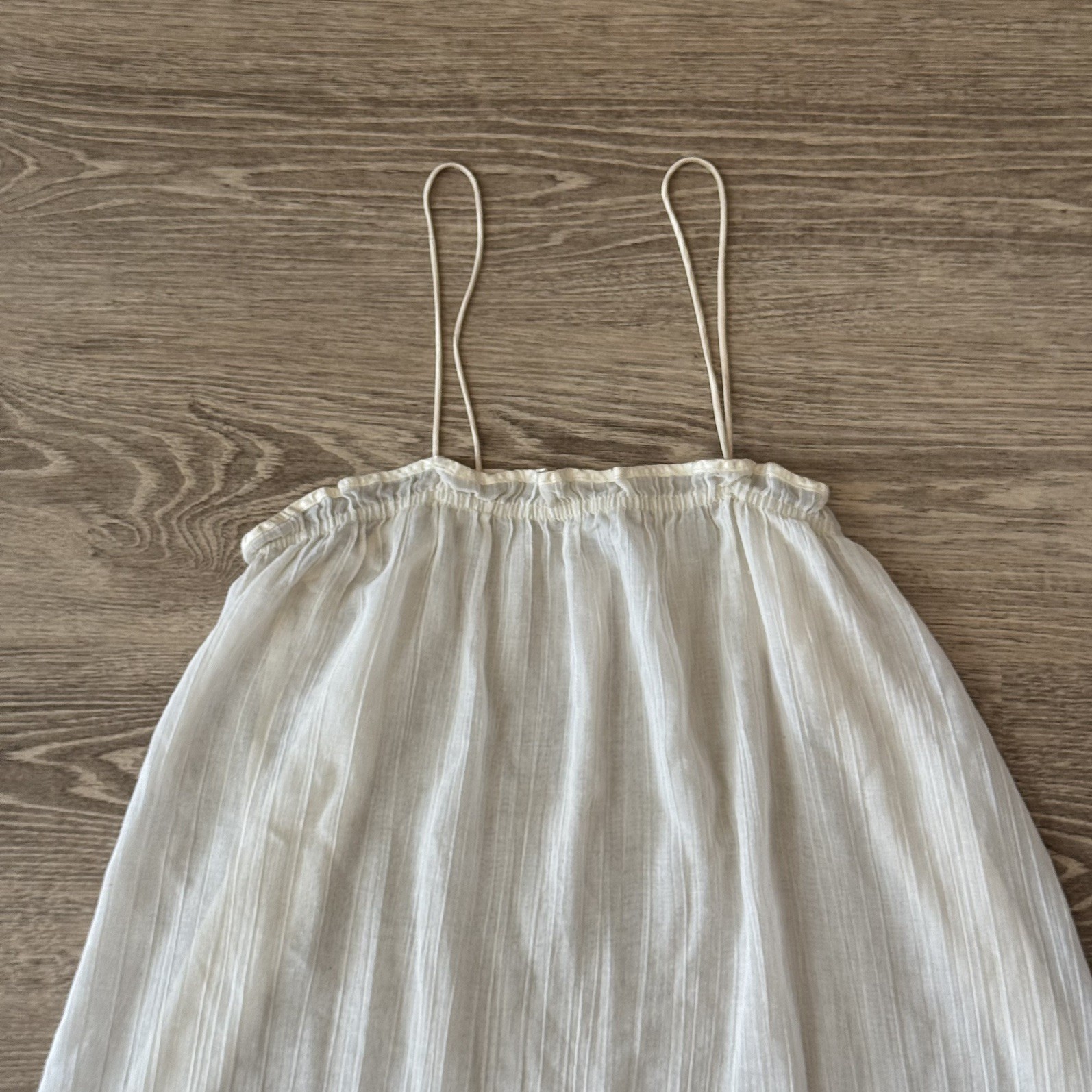 Vintage 70s Clovis Ruffin Disco Goddess Flowy Tunic Chic Prairie Slip Dress Sz S