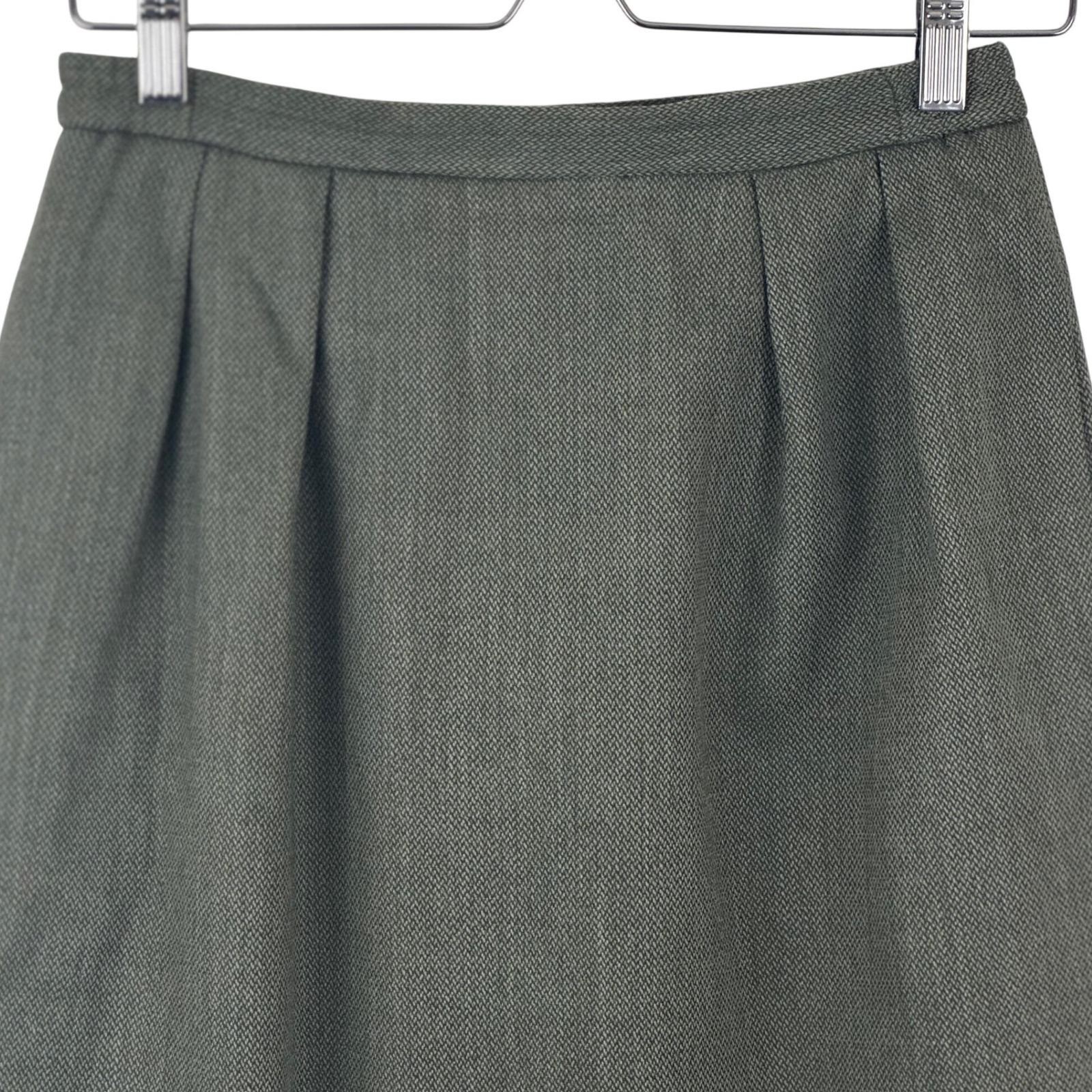 Vintage 90s Jacobson’s Herringbone Skirt Suit Olive Green Size 8 Office Classic