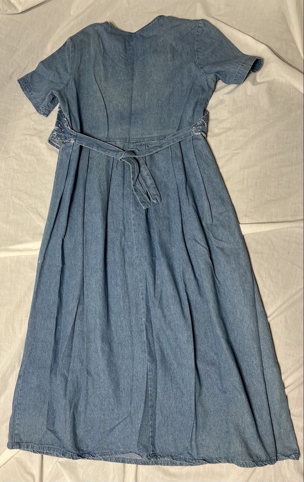 Alexandra Lee Vintage Maxi Denim Dress Womens sz 12
