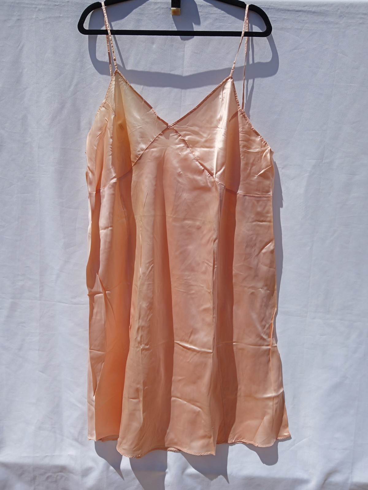 Celanese Rayon Satin 50 Dress Slip (FLAW)