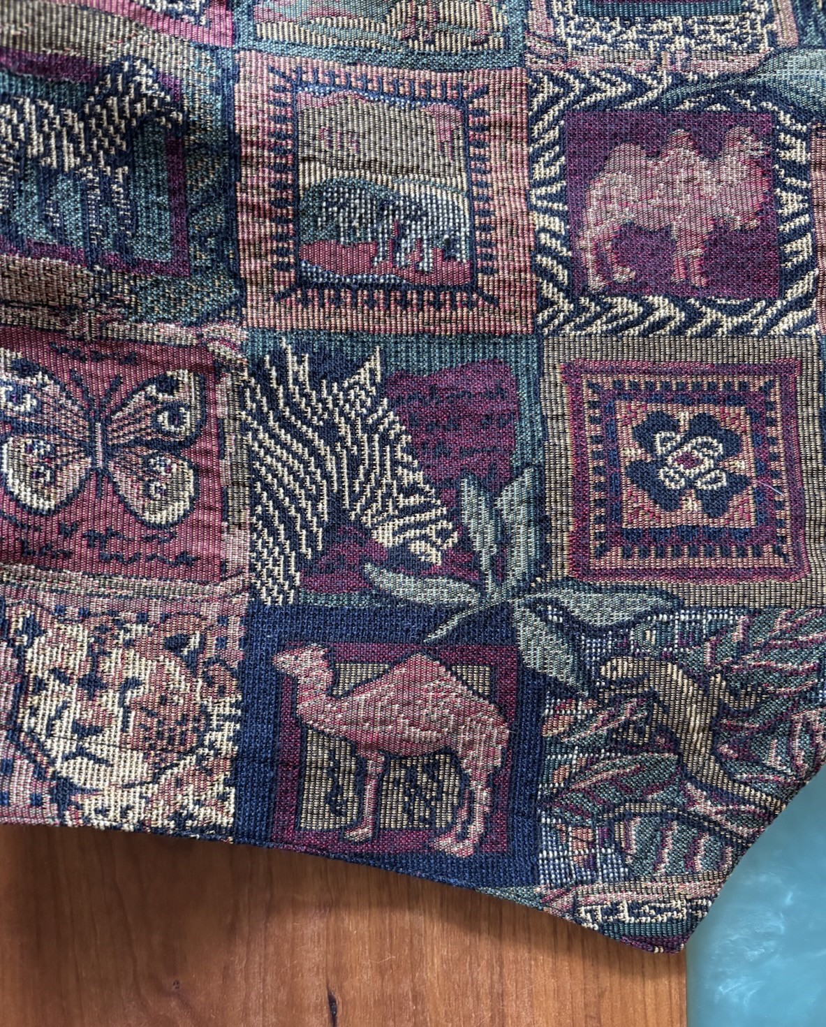 Vintage Tapestry Animal Print Pattern Boho Style Vest Women’s XL | On The Verge