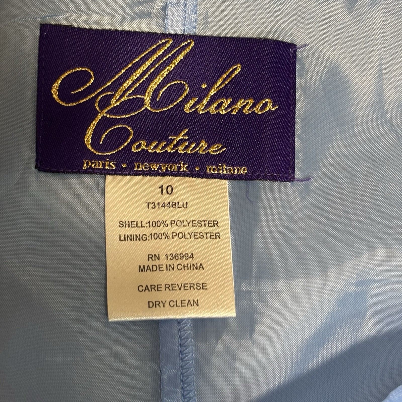 Vintage Milano Couture Sheer Light Blue Tank Top Corset Cami Size 10 Renaissance