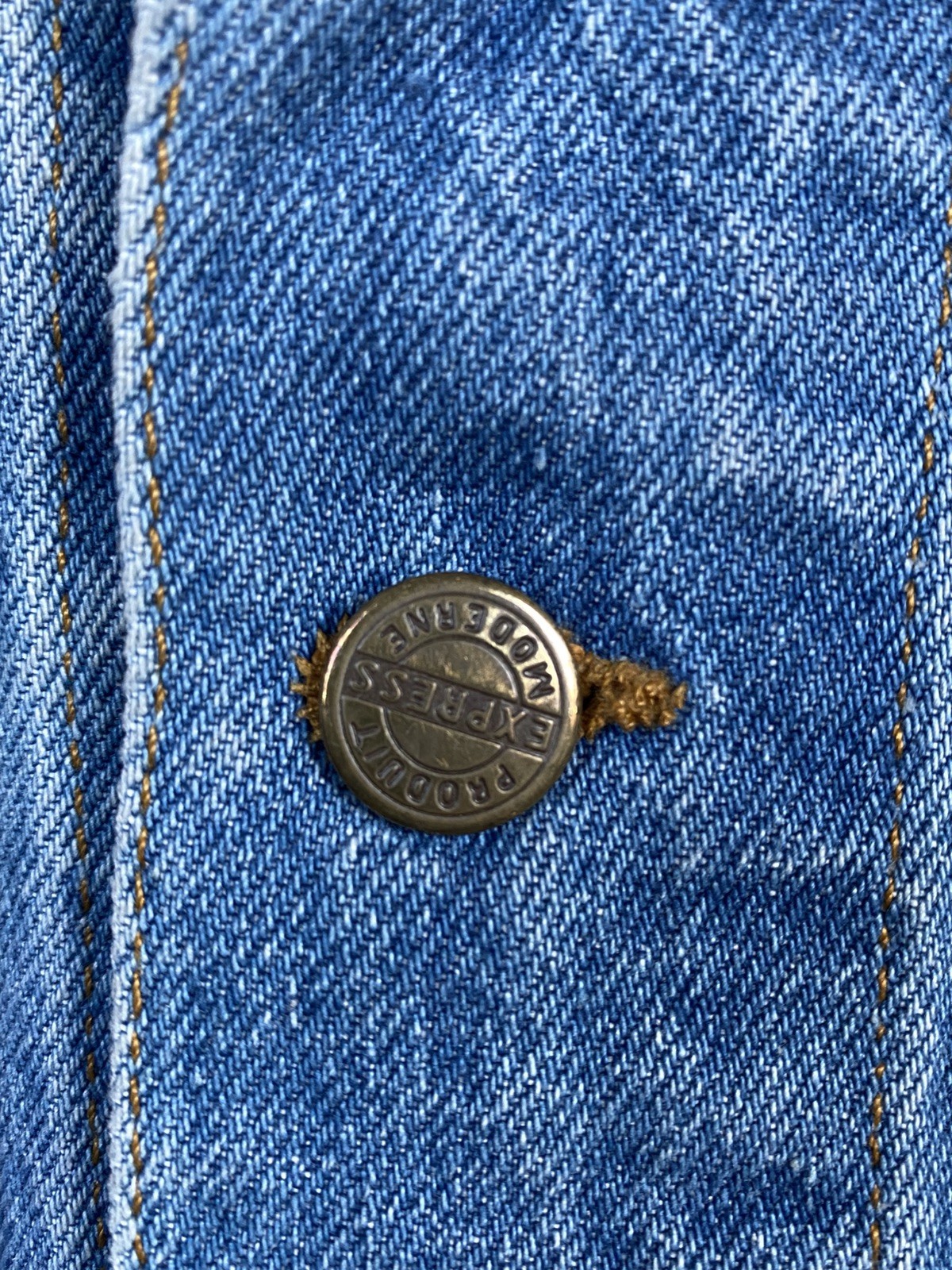 Vintage Limited Express Women’s Denim Jean Jacket Size Large Blue Wash