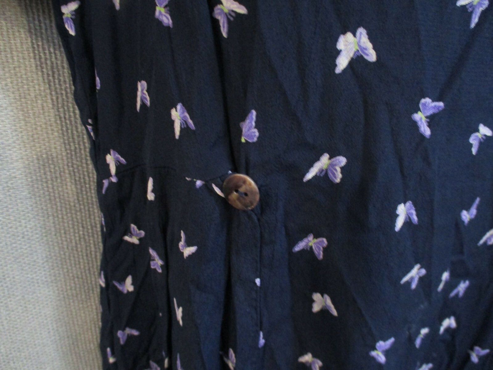 VTG 90’s Dressing Clio Butterfly Print Dress Size Small