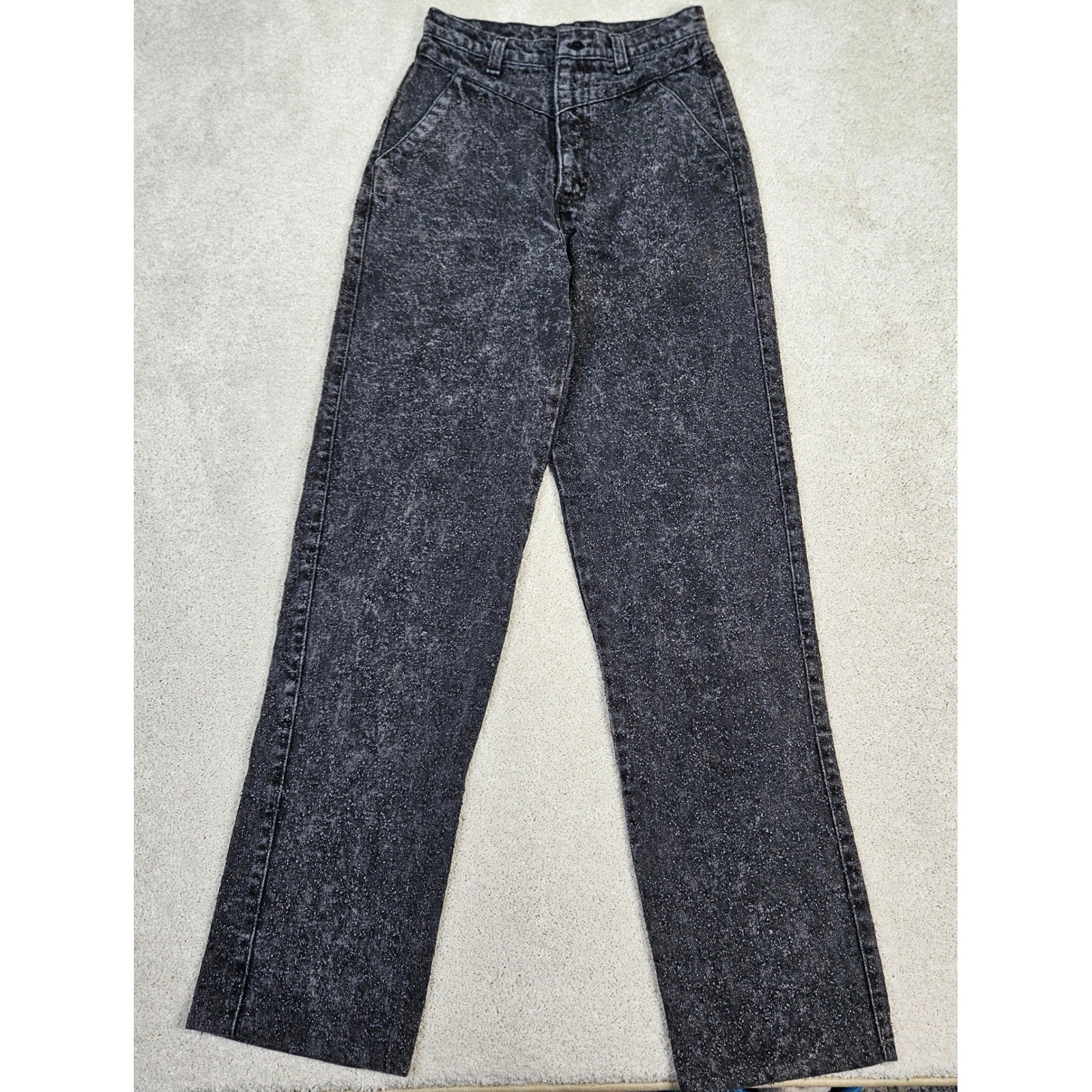 VTG Late 80s/Early 90s Panhandle Slim High-Waisted Acid Wash Size 2/4 tagged 7/8