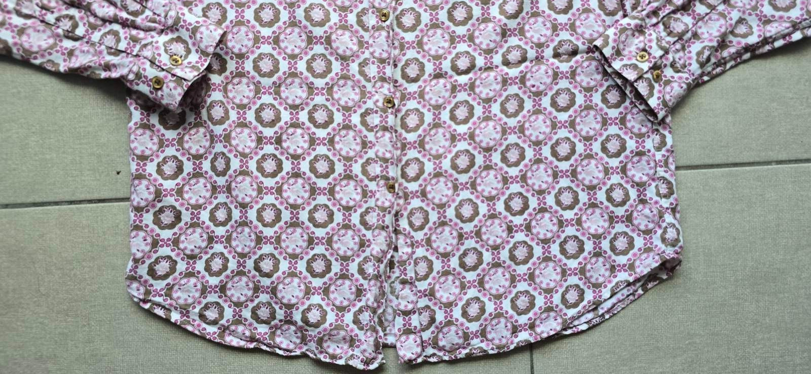 VTG James Meade Liberty Floral Shirt UK 12 Tana Lawn Cotton Long Sleeve Blouse