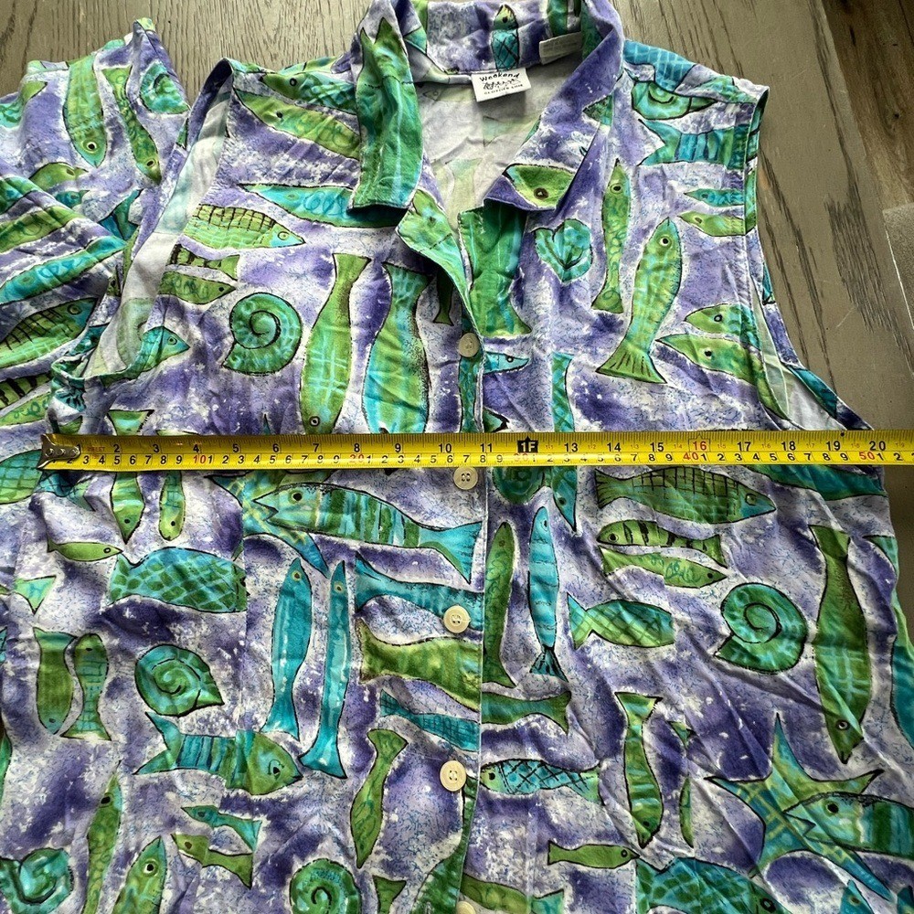 Vintage Weekend Clothes Line Vibrant Sea-life Print Set
