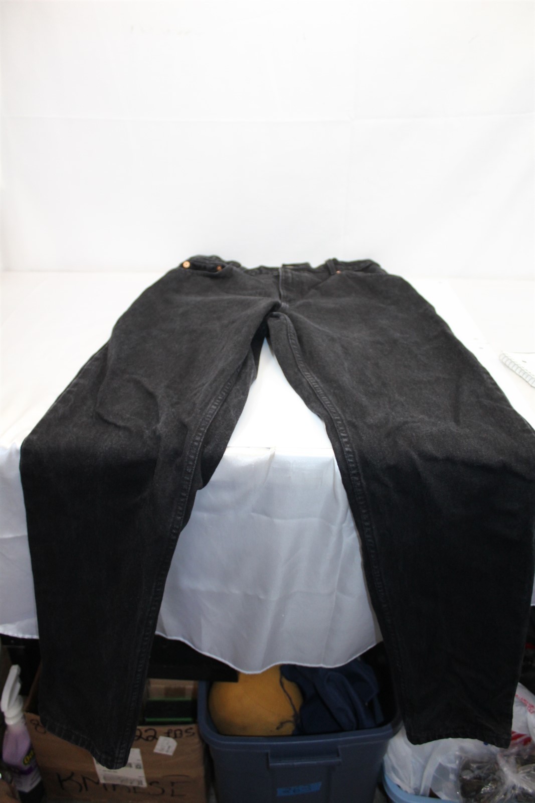 Women’s Levi’s Black Jeans Red Tag Cut 551 Relaxed Fit 12 long Vintage