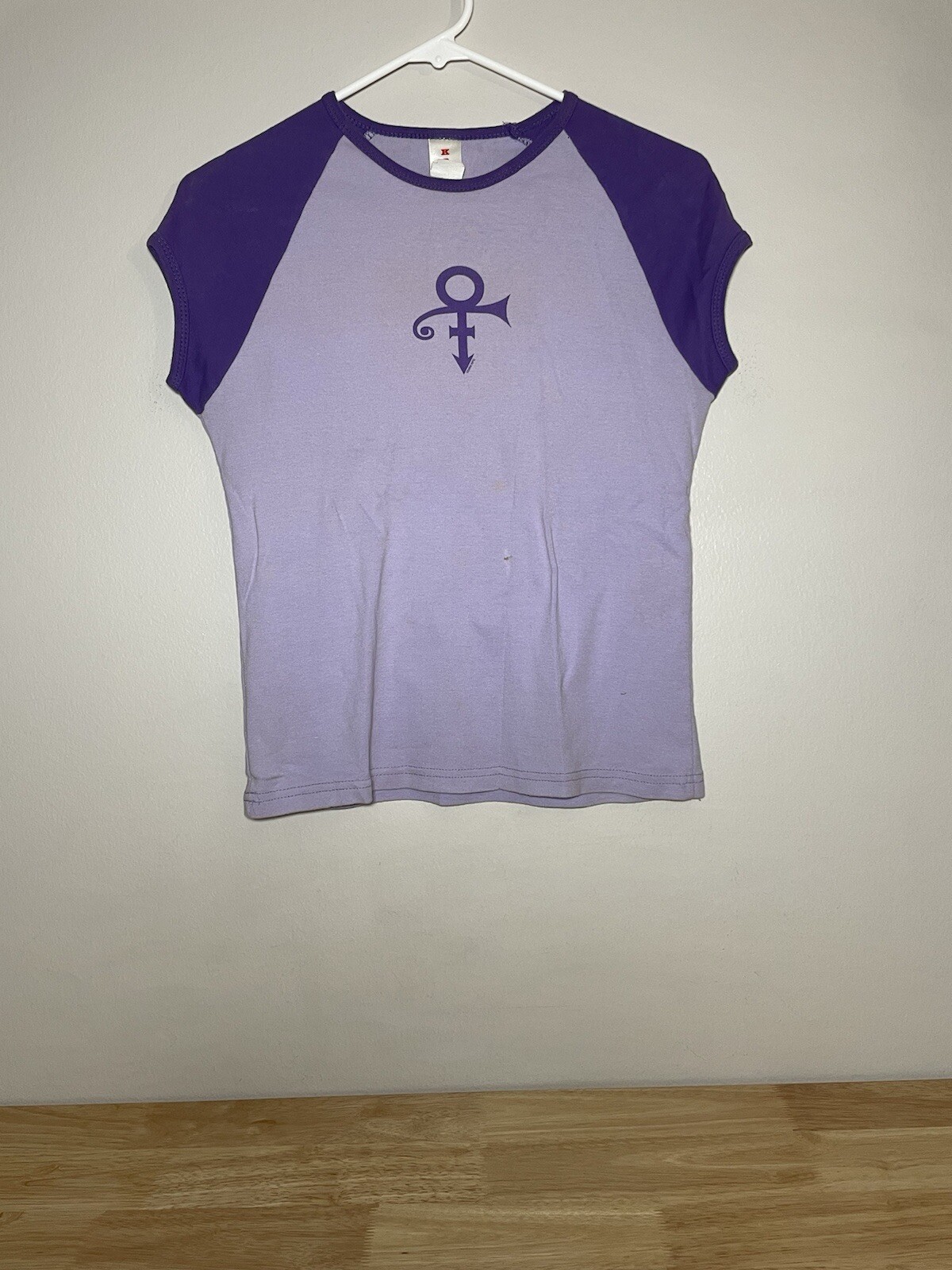 Vintage KRD Prince Symbol MUSICOLOGY Concert Tour 2004 Cap Sleeve Shirt USA Made