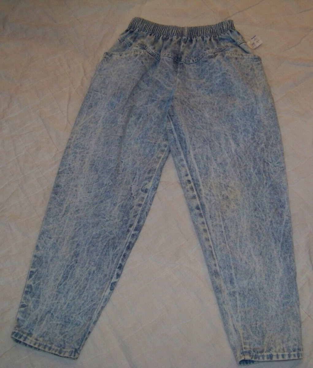 Vintage Fancy Props Pull On Denim Pants – Size 12P – New with Tag