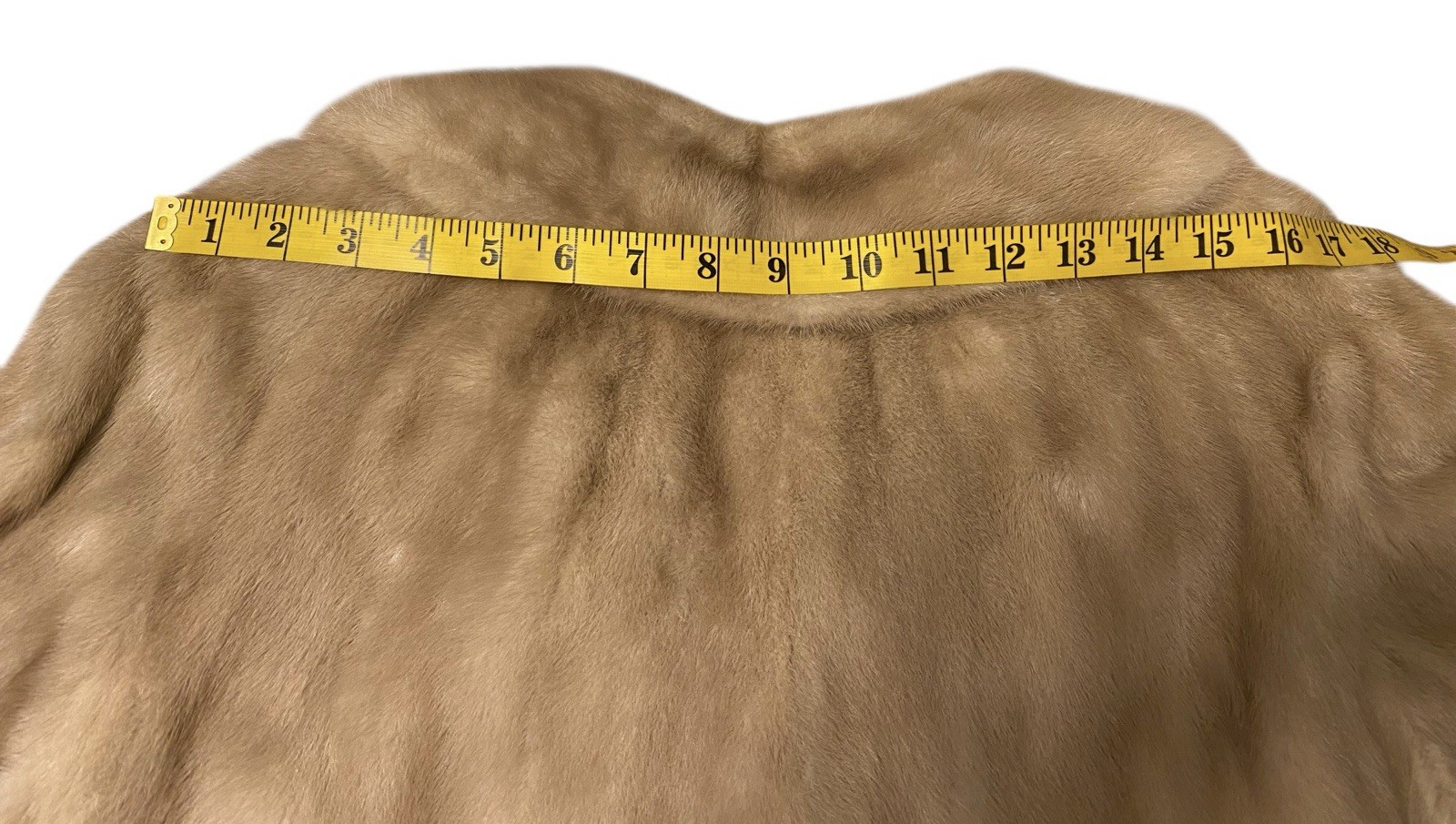 VTG 26” Natural Tourmaline Mink Fur Swing Coat Women’s Sz S/M Montaldos