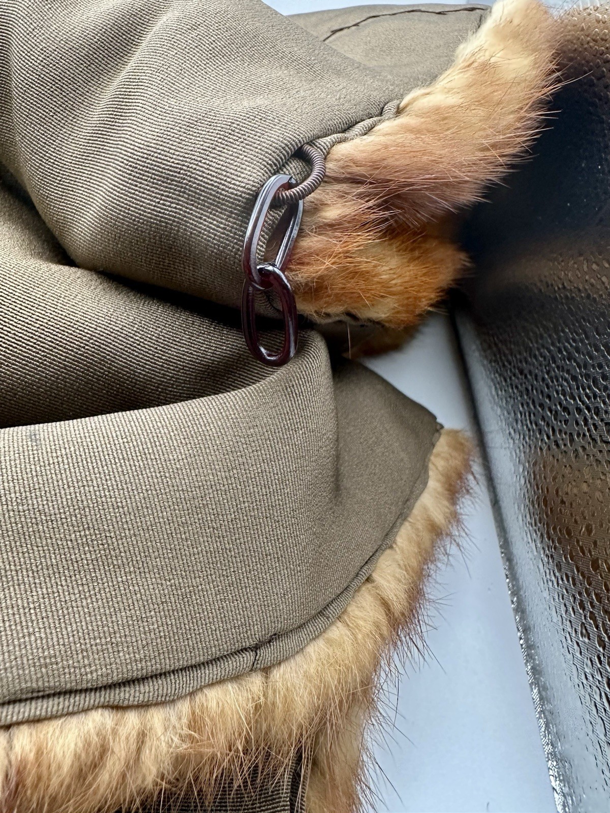 Vintage XLong Stunning Brown Red Russian Sable Mink Fur Stole Wrap 79” X 13”