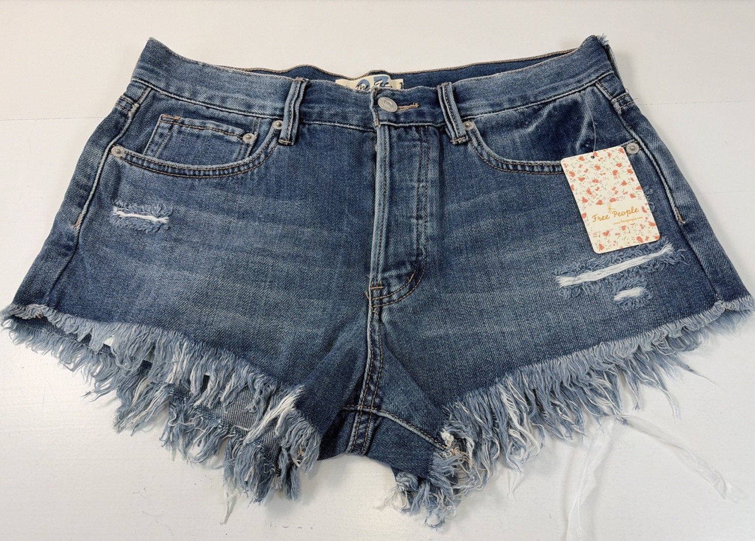 Free People We The Free Twenty-Seven Shorts Unhem Size 27