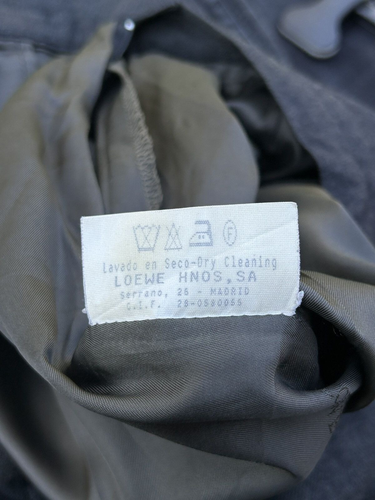 80s Vintage Loewe Madrid 1986 Wool Casual Trousers Pants Size 40