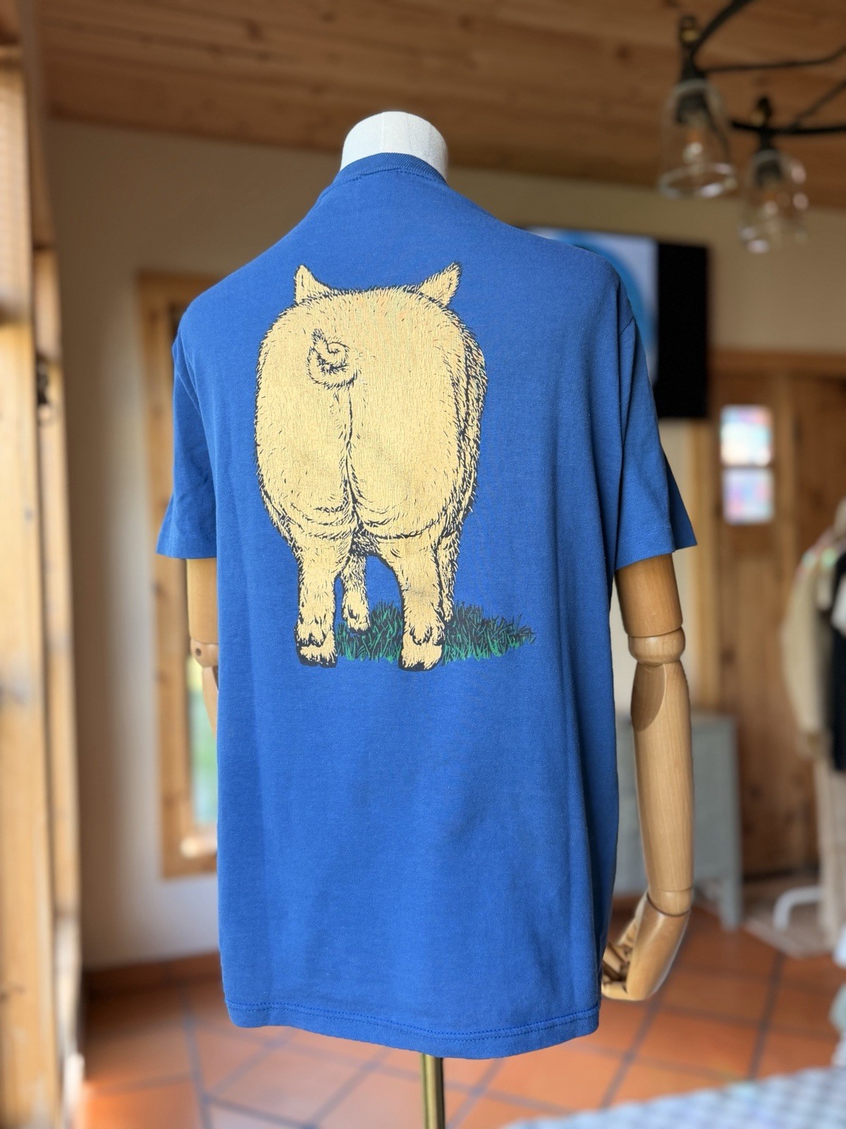 Vintage 87’ Piggy Back And Front Jerzees Single Stitch T-shirt Size M Adult