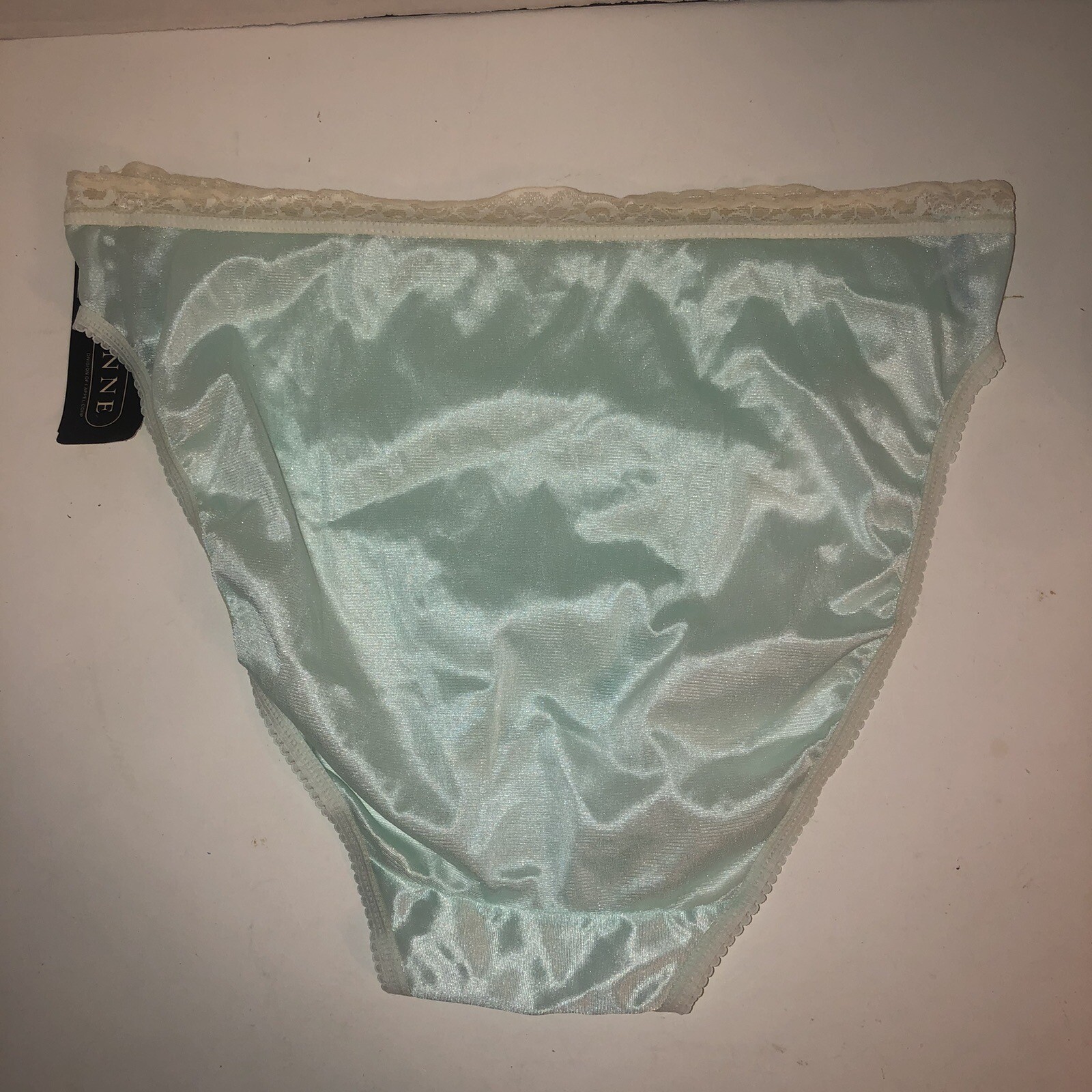 Vintage New Myonne Panties Light Baby Blue Panties Size 7 Nylon Fits Hips 40-41