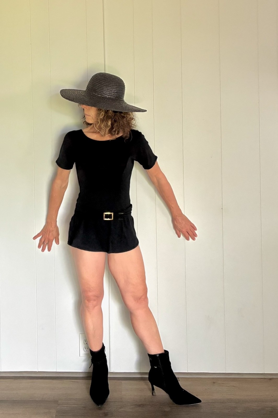 Vintage 1960s Cole of California Black Swimsuit Bathing Suit One Piece