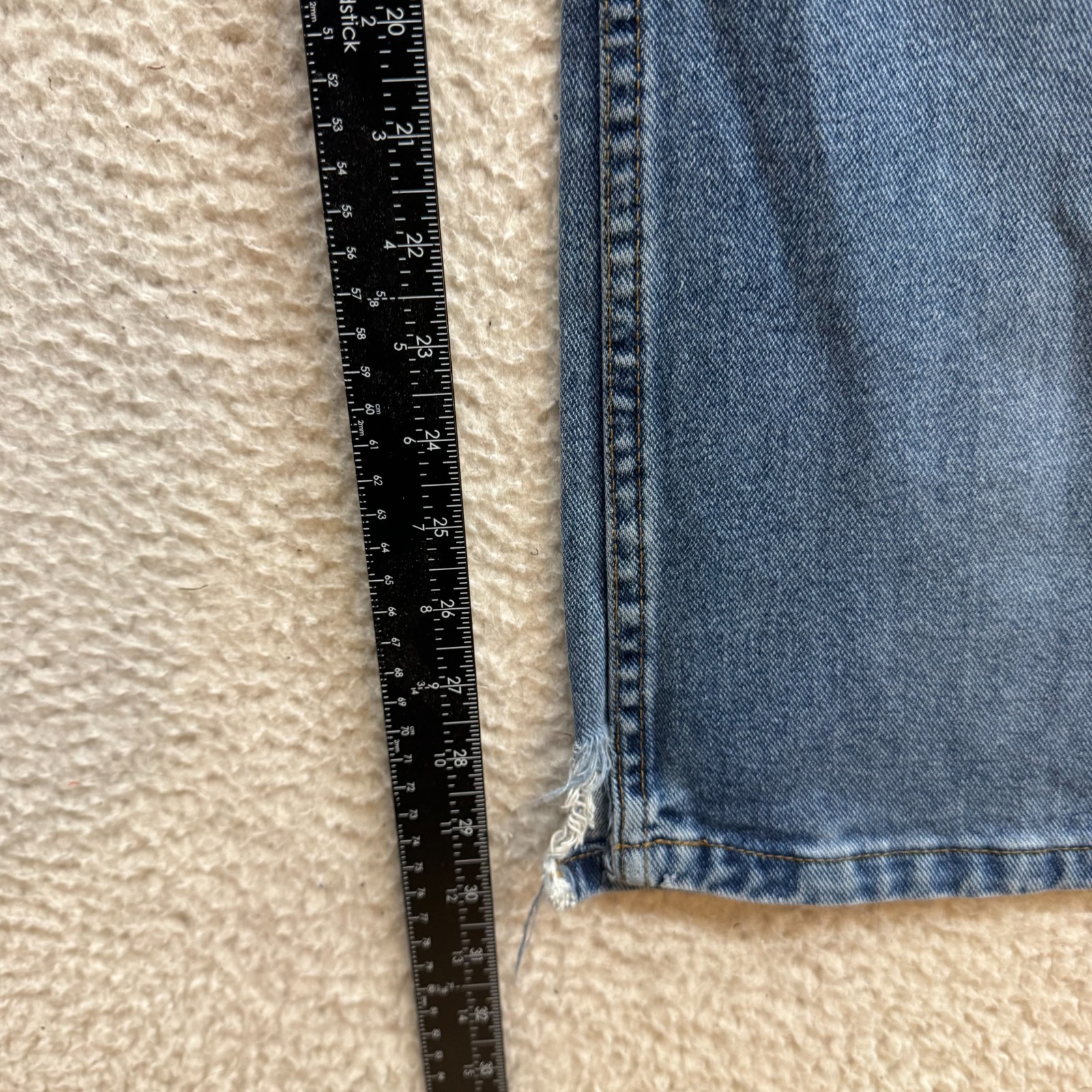 Y2K Vintage Lei Low Rise Flare Jeans 0 24 Medium Wash Bootcut 100% Cotton Denim