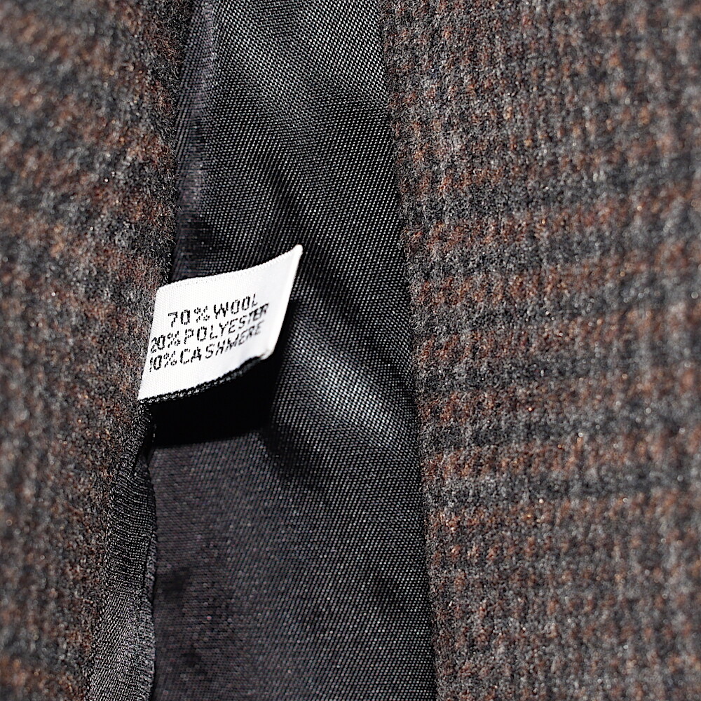 Albert Nipon Vintage Wool & Cashmere Glen Plaid Coat