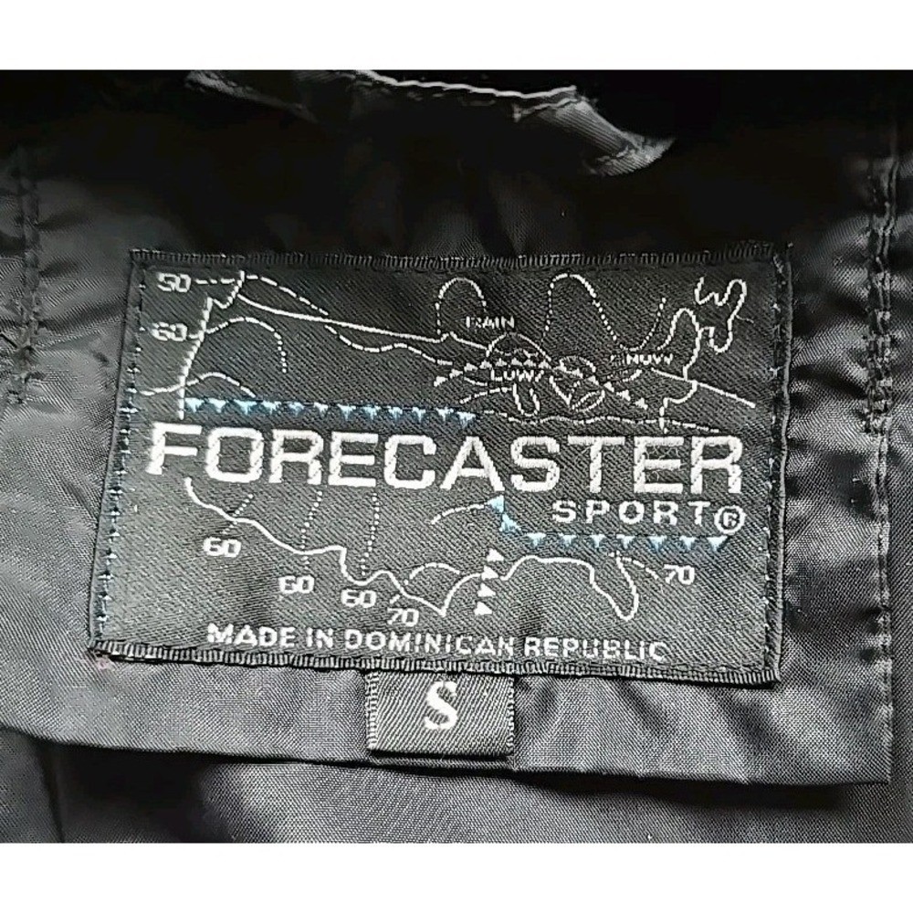 Forecaster Floral Fleece Jacket Hooded Small Full Zip Warm Cozy Vintage Women’s