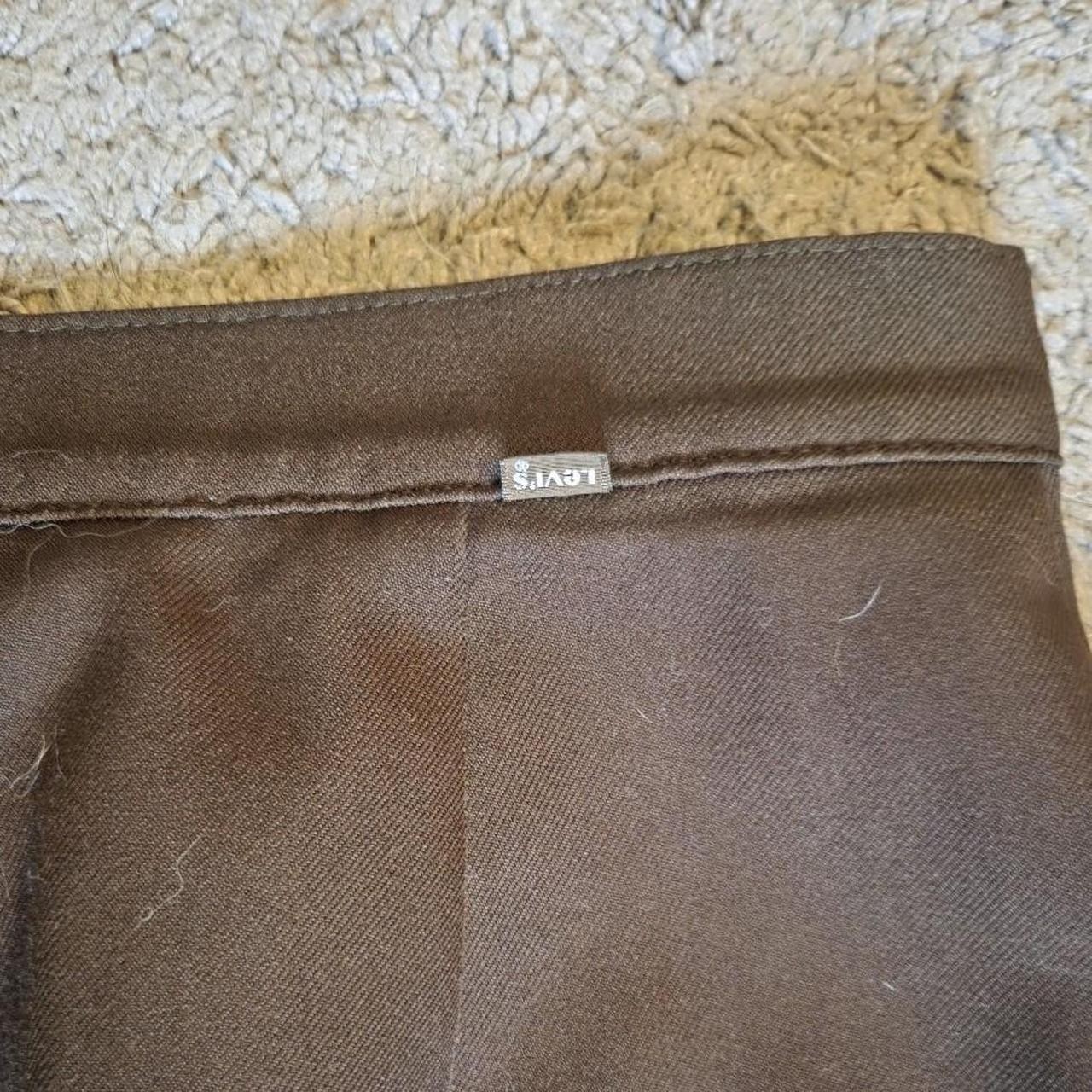 Vintage Vtg 70s Levi’s Chocolate Brown Work Pants Trousers Sz L