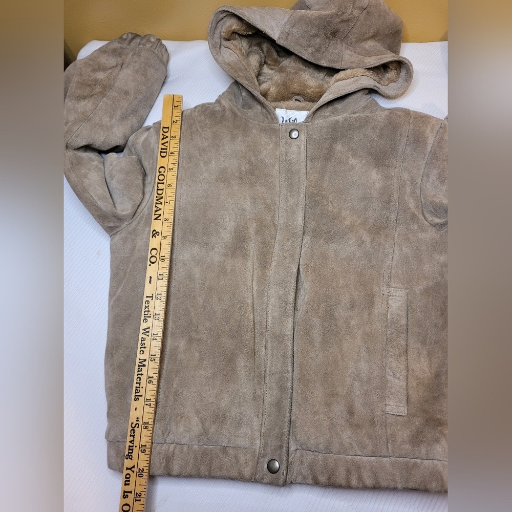 Vintage VTG Wilson Suede and Leather Jacket Made in Korea sz 12 Style 6697