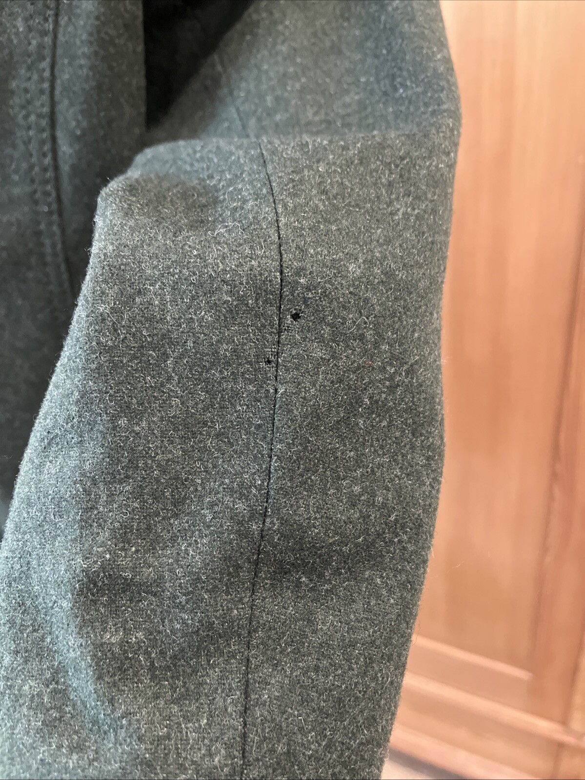 VTG Tofana Sport German Wool Bavarian Skirt-Suit, Wood Buttons Forest Green S/42