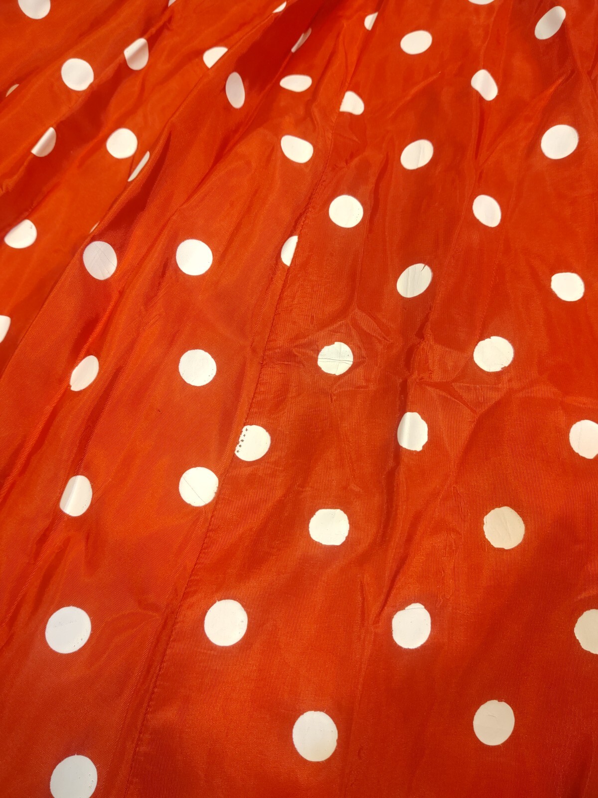 Vintage Venus Fashion Red Polka Dot Dress 40s 50s Rockabilly 26″ waist sz 4 / 6