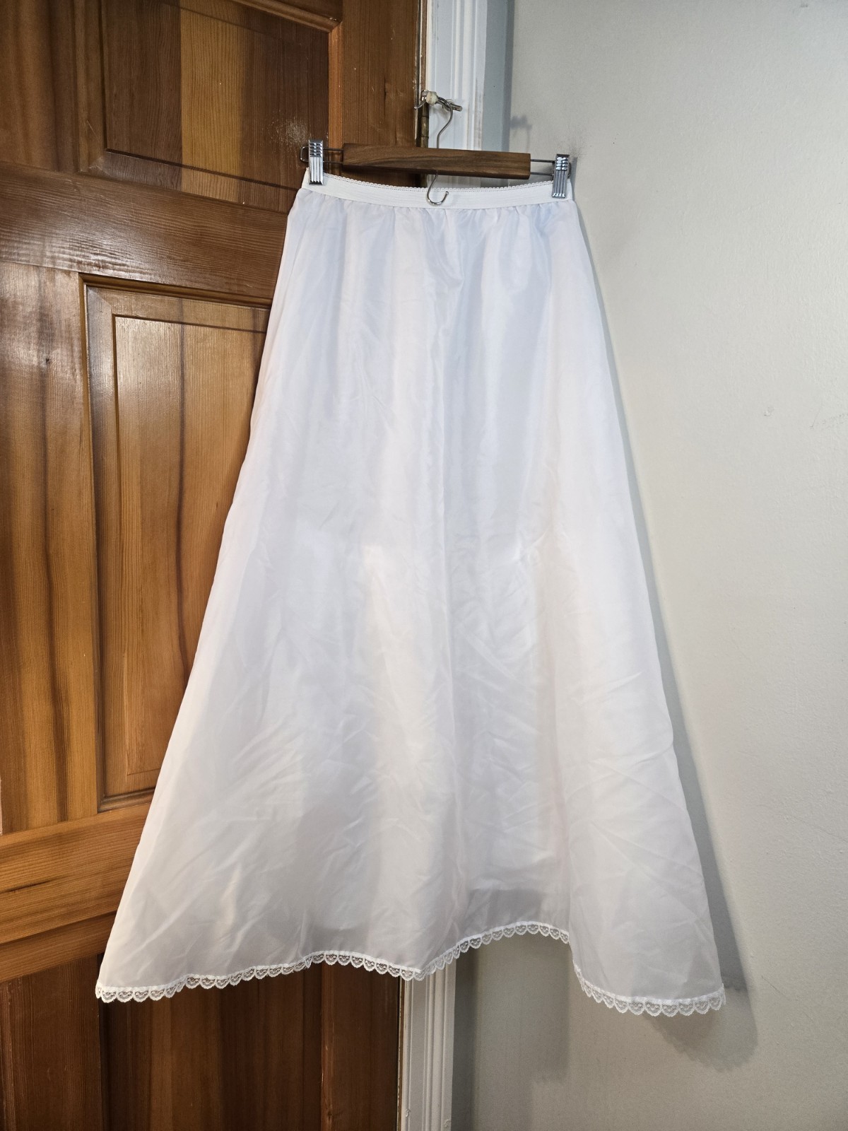 Darling Vintage Crinoline Skirt Slip White Sz M Md In USA